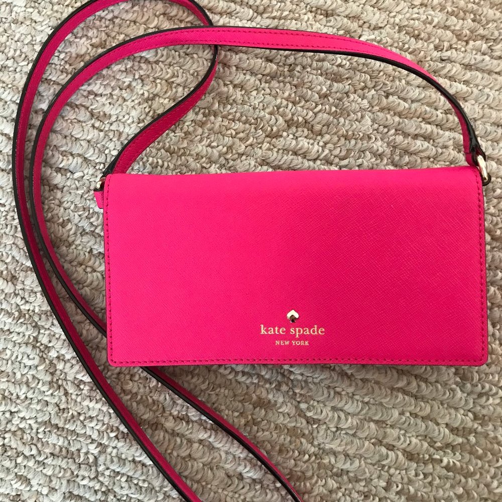 Kate Spade cross body cell phone wallet
